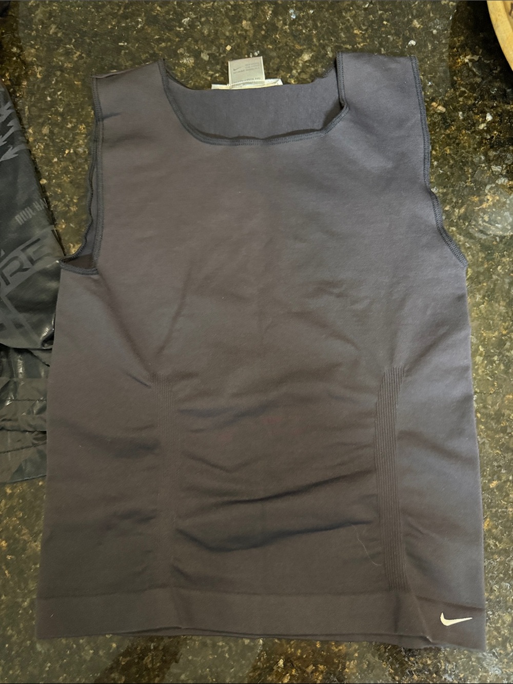 Tennis M Nike Black Athletic Sleeveless Training Tank